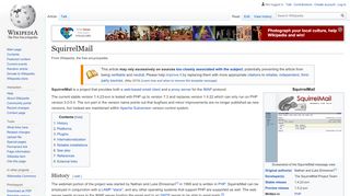 
                            11. SquirrelMail — Wikipédia