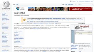 
                            7. SquirrelMail - Wikipedia