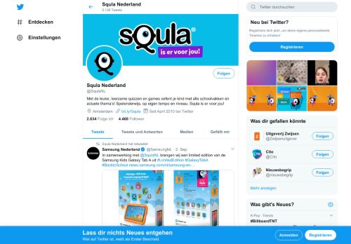 
                            11. Squla Nederland (@SqulaNL) | Twitter