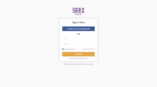 
                            5. SRAX Social | Login