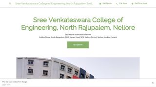 
                            10. Sree Venkateswara College of Engineering, North Rajupalem, Nellore ...