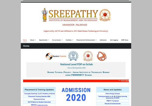 
                            1. Sreepathy Institute of Management And Technology