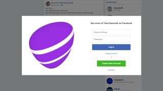 
                            6. Sren Pe - Hej Telia. Hvor deaktivere jeg homerun? Kan... | Facebook