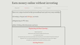 
                            5. Sreps to start - Earn money online without investing