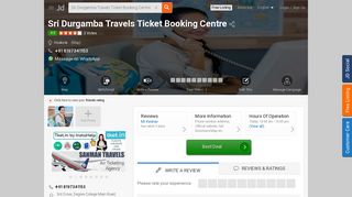 
                            10. Sri Durgamba Travels Ticket Booking Centre, Hoskote - Sri Durgamba ...