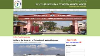 
                            1. Sri Satya Sai University of Technology & Medical Sciences
