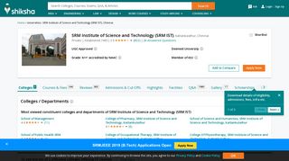 
                            10. SRM Institute of Science and Technology (SRM University), Chennai ...