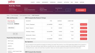 
                            8. Srm Transports Bus Tickets Booking Online @ 15% OFF | Buses ...