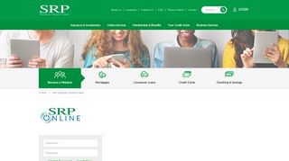 
                            1. SRP Online Login Form | SRP Federal Credit Union