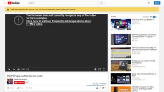 
                            13. SS-IPTV app, authentication code - YouTube