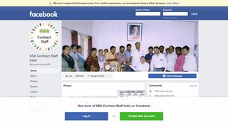 
                            9. SSA Contract Staff India - Home | Facebook