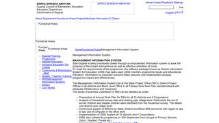 
                            4. SSA - Functional Areas | MIS(Management ... - Gujarat Education Gov.