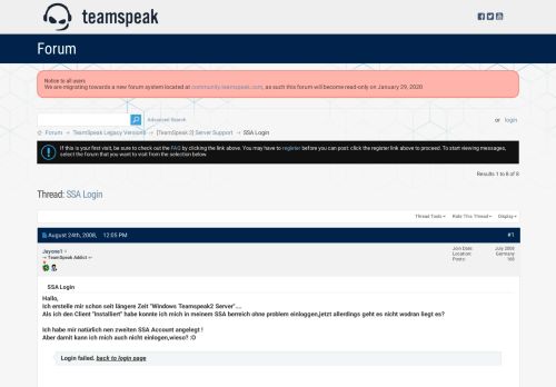 
                            6. SSA Login - TeamSpeak