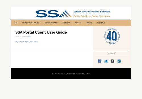 
                            11. SSA Portal Client User Guide - SSA