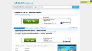 
                            4. ssajalandhar.org at WI. Home Page District Education Officer (S.E. ...