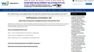 
                            4. SSC Delhi Police Constable Male/ Female Recruitment Executive ...