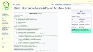 
                            10. SSCAM - Steuerung von Kameras in Synology Surveillance Station ...