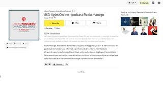 
                            9. SSD Agim Online - Podcast Paolo Manago Libero Pensiero ...