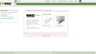 
                            4. SSD - Sistema de Segurança Digital - Mec