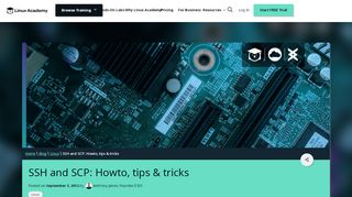 
                            10. SSH and SCP: Howto, tips & tricks - Linux Academy Blog