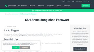 
                            9. SSH Anmeldung ohne Passwort | Check_MK