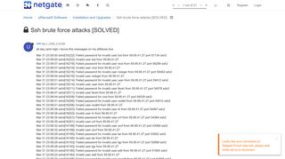 
                            8. Ssh brute force attacks [SOLVED] | Netgate Forum