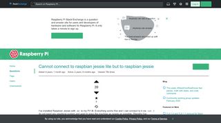 
                            4. ssh - Cannot connect to raspbian jessie lite but to raspbian ...