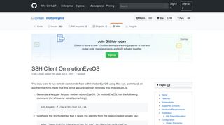 
                            4. SSH Client On motionEyeOS · ccrisan/motioneyeos Wiki · GitHub