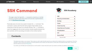 
                            12. SSH Command - Usage, Options, Configuration | SSH.COM