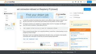 
                            12. ssh connection refused on Raspberry Pi - Stack Overflow