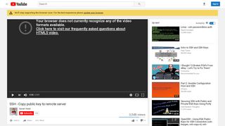 
                            13. SSH - Copy public key to remote server - YouTube