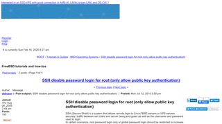 
                            4. SSH disable password login for root (only allow public key ...