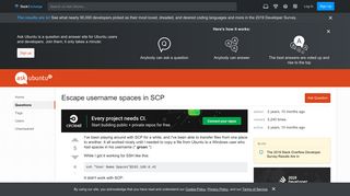
                            2. ssh - Escape username spaces in SCP - Ask Ubuntu