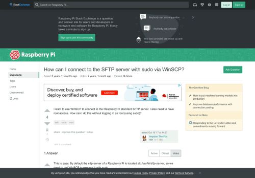 
                            10. ssh - How can I connect to the SFTP server with sudo via WinSCP ...