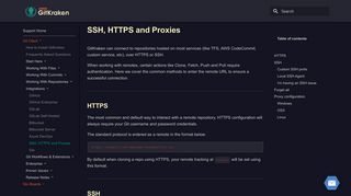 
                            11. SSH, HTTPS, and Proxies - GitKraken Support