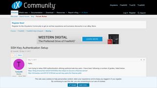 
                            1. SSH Key Authentication Setup | FreeNAS Community - FreeNAS Forums