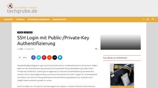
                            6. SSH Login mit Public-/Private-Key Authentifizierung - techgrube.de