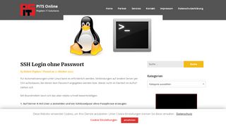 
                            5. SSH Login ohne Passwort – PITS Online