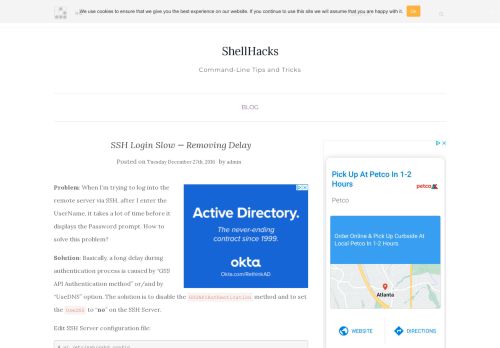 
                            8. SSH Login Slow - Removing Delay - ShellHacks