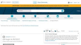 
                            7. ssh login to RV320? - Cisco Community