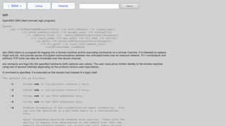
                            9. ssh Man Page - Linux - SS64.com