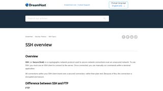 
                            9. SSH overview – DreamHost