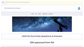 
                            7. SSH password from file - Unix.com