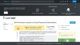 
                            12. SSH Permission denied on Correct Password Authentication - Super User