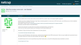 
                            6. SSH Port ändern lohnt sich - die Statistik - vServer / Server ...