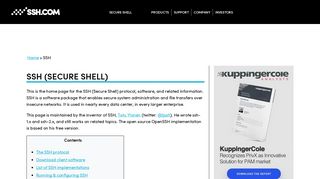 
                            4. SSH (Secure Shell) Home Page | SSH.COM