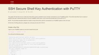 
                            13. SSH Secure Shell Key Authentication with PuTTY