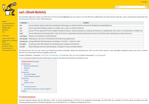 
                            10. ssh (Shell-Befehl) – Mikiwiki