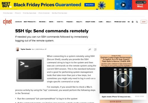 
                            11. SSH tip: Send commands remotely - CNET