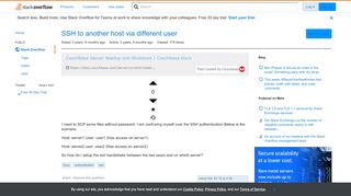 
                            5. SSH to another host via different user - Stack Overflow